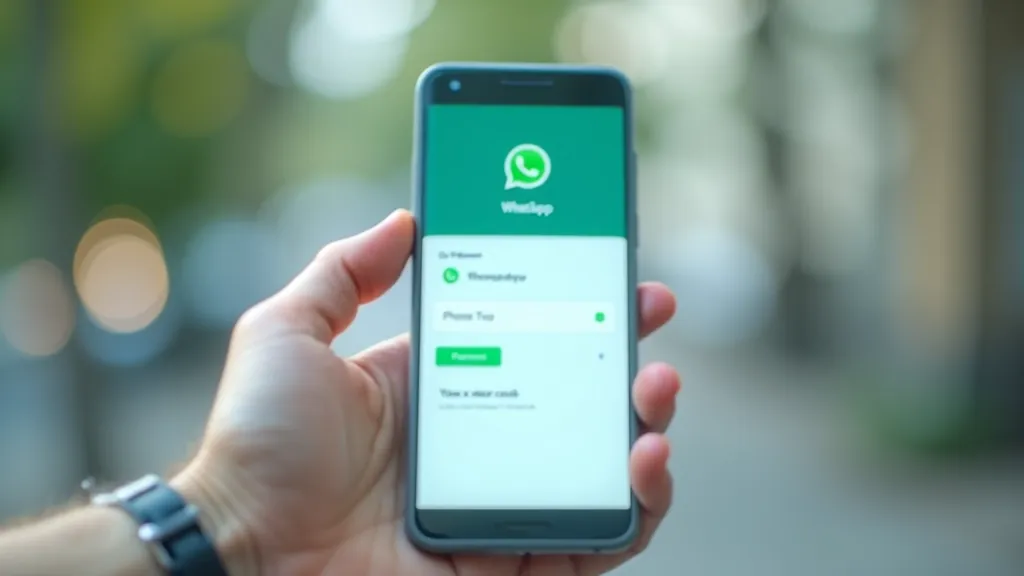 WhatsApp reģistrācijas ekrāns ar tālruņa numura ievadi un verifikācijas kodu